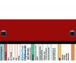 WhiteCoat Clipboard® Trifold - Red Physical Therapy Edition